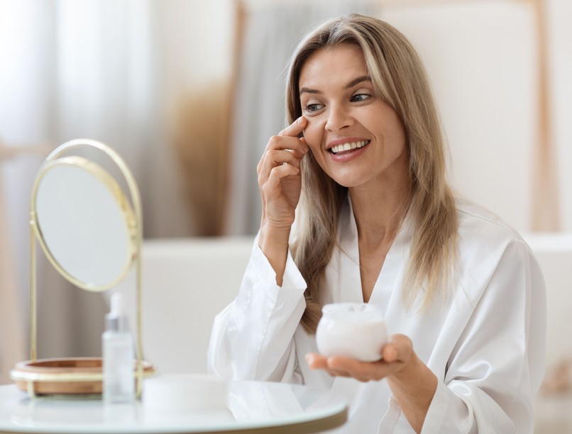 bőr, öregedés, bőrápolás, ránc, krém