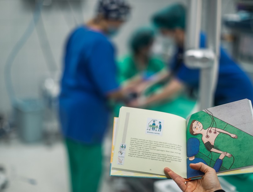 mesekönyv, Bethesda Gyermekkórház, autizmus, SNI