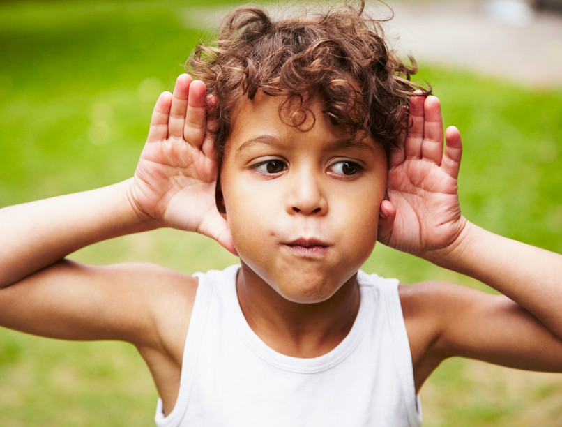 gyerek, hallás, gyulladás, nátha