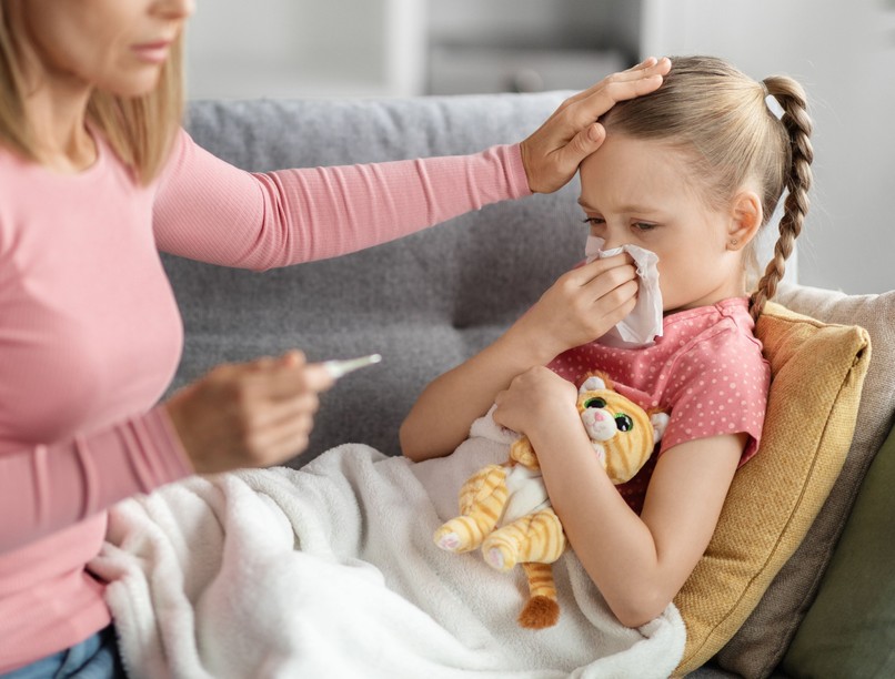 nátha, megfázás, láz, köhögés