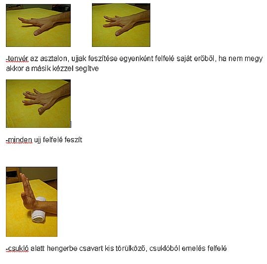 Gyógytornák: a kéz tornái 2.