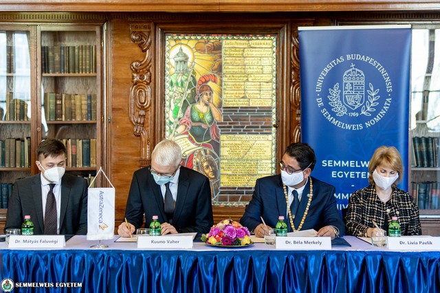 Stratégiai együttműködési megállapodást kötött a Semmelweis Egyetem és az AstraZeneca