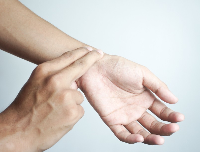 orvos, pulzus, emelkedő, kiugró, ok