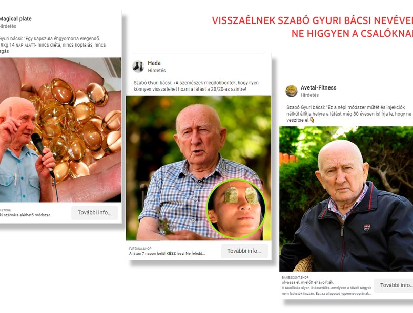 szabó gyuri bácsi, büki füves ember, hamis hirdetés