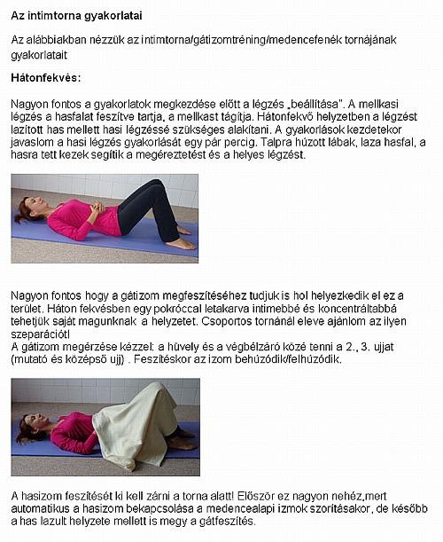 Ami minden nőnek fontos lehet: intimtorna, gátizomtréning