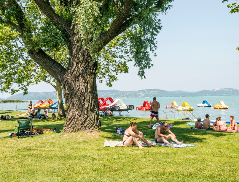 balatonlelle, strand