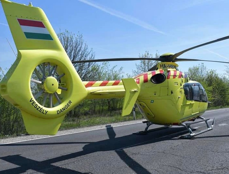 mentő mentőhelikopter szívinfarktus légzésleállás