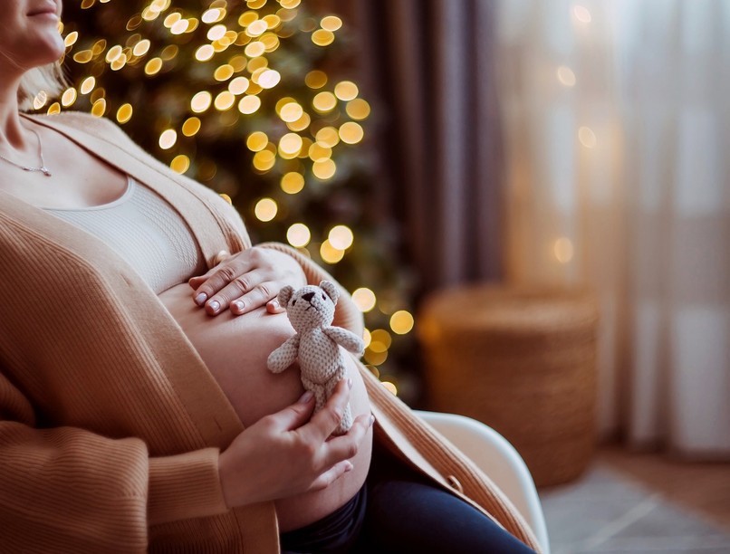 várandósság, terhesség, karácsony, ünnep