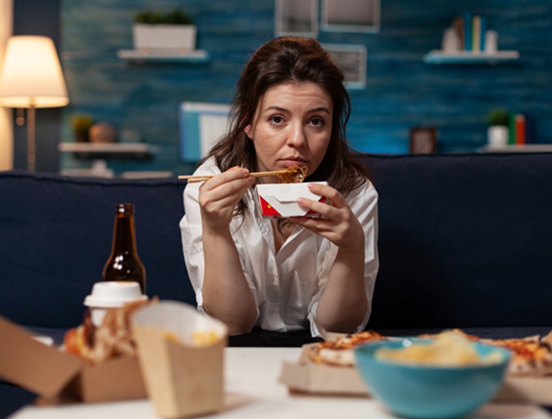 Sokszor a stressz miatt választjuk újra és újra ugyanazt / Fotó: Shutterstock