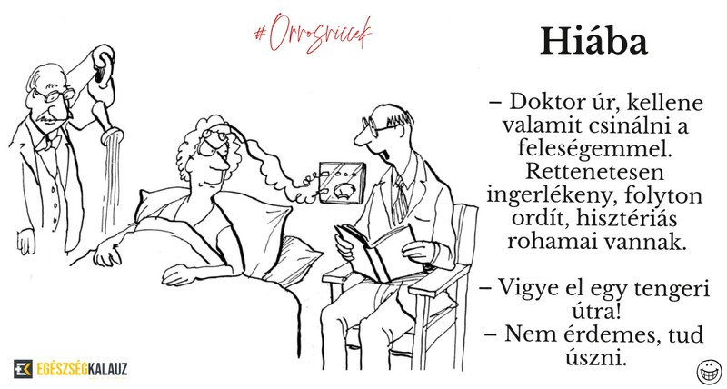 Orvos viccek, napi mosoly: hiába!