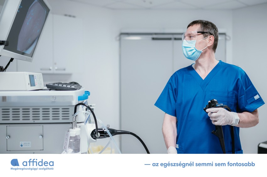 Dr. Sike Róbert, az Affidea Gasztroenterológiai Központ belgyógyász, gasztroenterológus szakorvosa