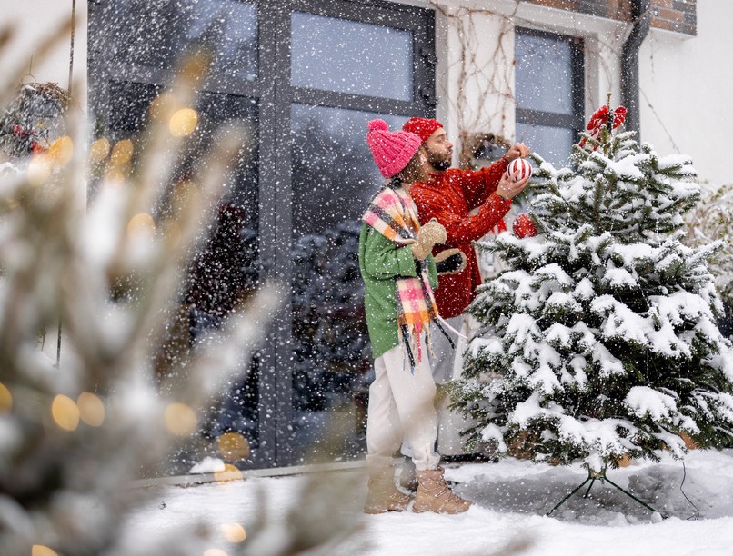 hó, havazás karácsony, éghajlat
