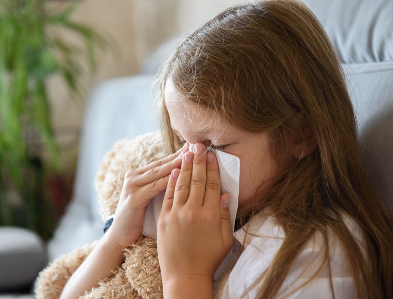 megfázás poratka allergia gyermek tünet
