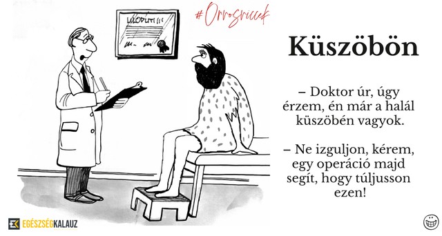 Orvos viccek, napi mosoly: küszöbön