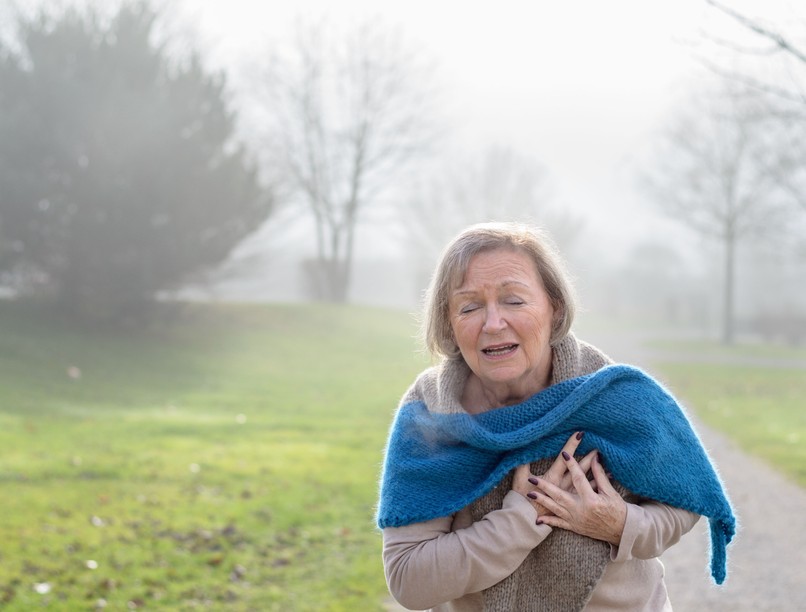 infarktus, mellkasi fájdalom oka hideg tél