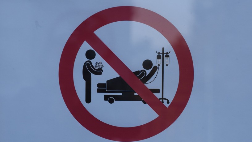 látogatási tilalom, kórház, influenza
