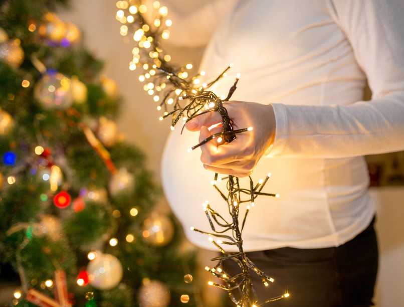 karácsony, kismama, terhesség, várandós