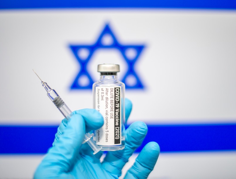 izrael, negyedik hullám, oltás